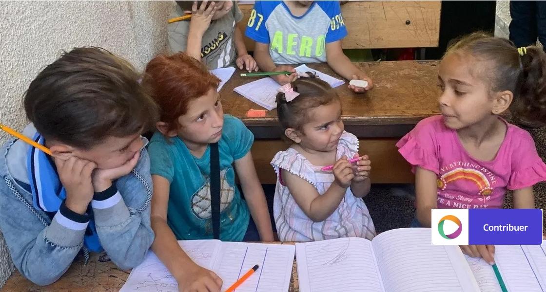 Une école à Gaza, contribuez à notre campagne